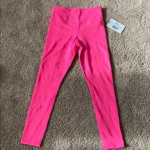 Zyia Pink Leopard Light n Tight Hi Rise leggings